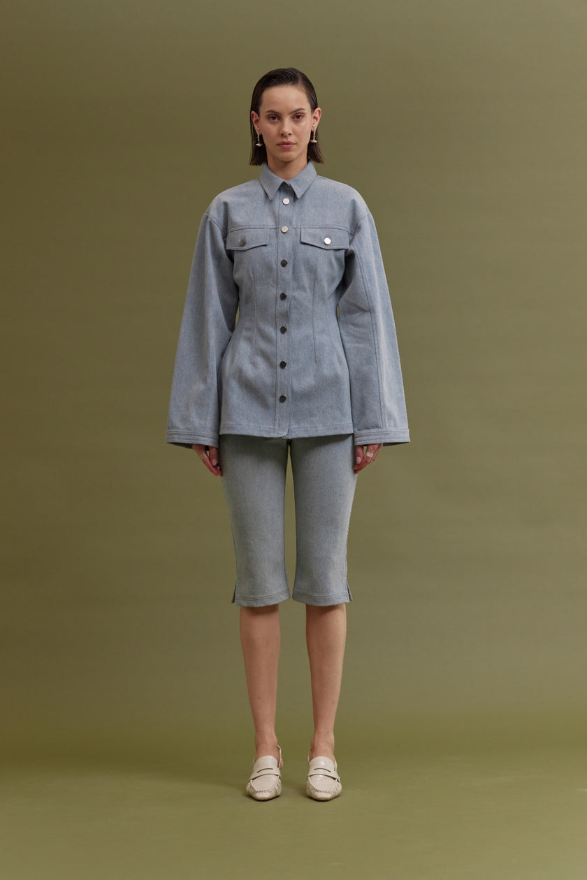 NERO denim shirt blue